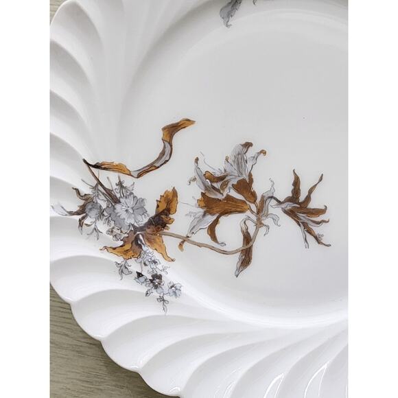 Plate-Salad-Vintage Haviland & Co.-Replacement-Floral Pattern-8 in - Picture 2 of 7